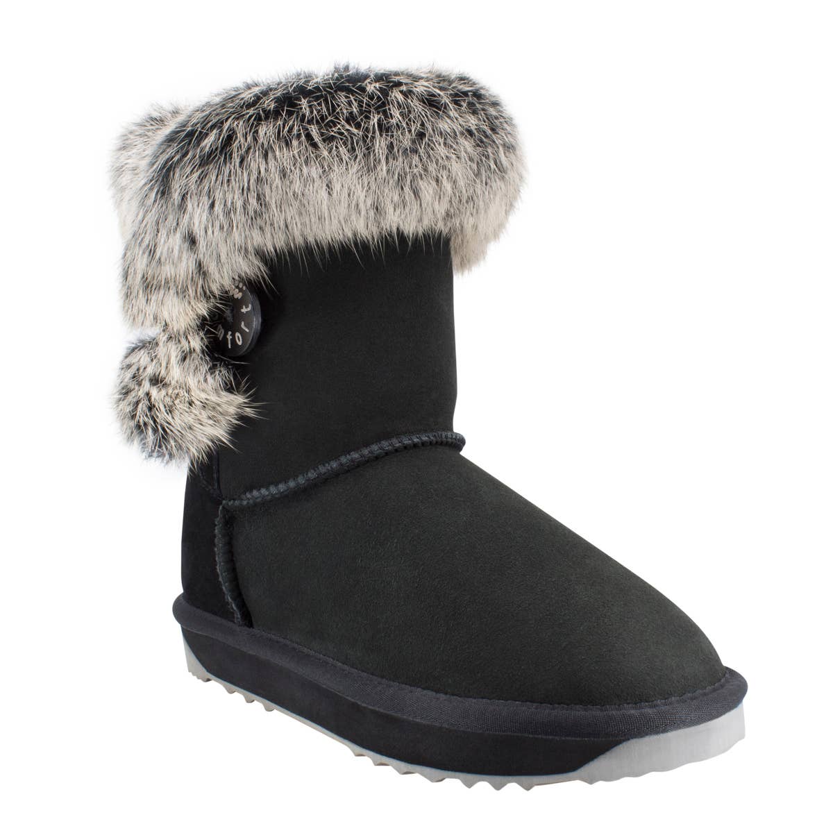 UGG Comfort Me Australia - Comfort Me Australian Made, Designer Fur-Trim Shearling Boots