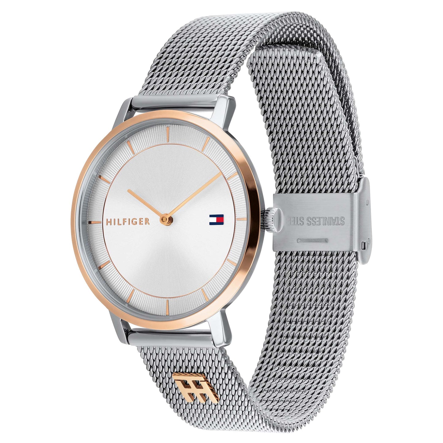 Tommy Hilfiger Stainless Steel White Dial Ladies Watch