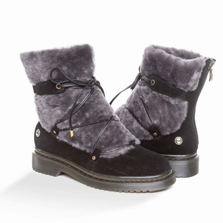 OZWEAR UGG MARY SHEARLING BOOTS