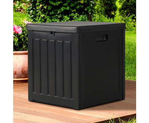 Gardeon 80L Outdoor Storage Box Waterproof Container Indoor Garden Toy Tool Shed